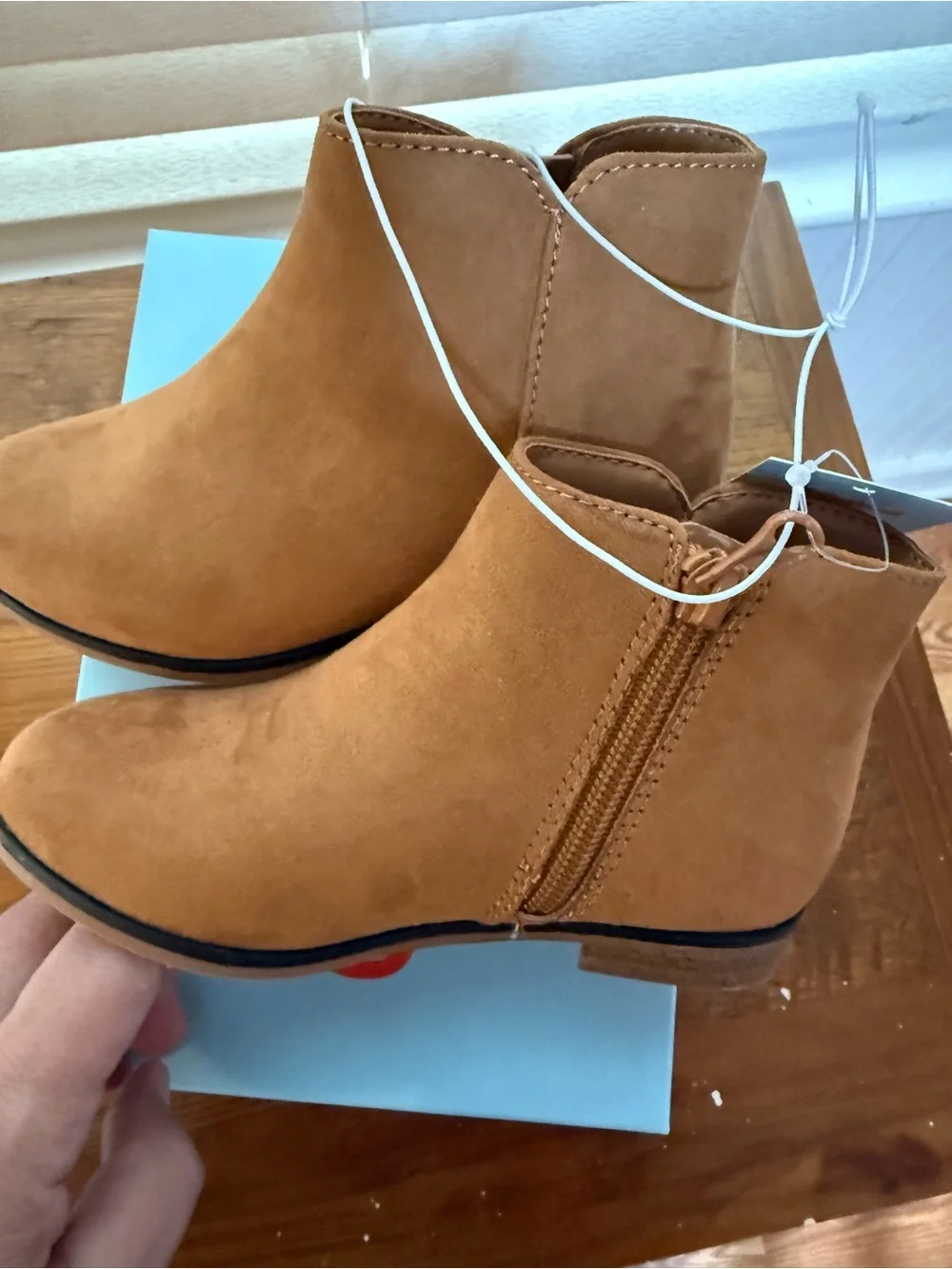 Cat & Jack PENELOPE BOOTS Girls Size 10 Cognac Brown